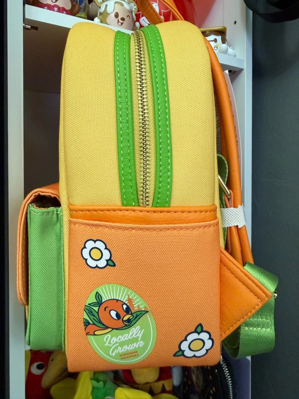 Loungefly Orange Bird & Spike Backpack EPCOT Flower & Garden Fest NWT - Picture 9 of 9